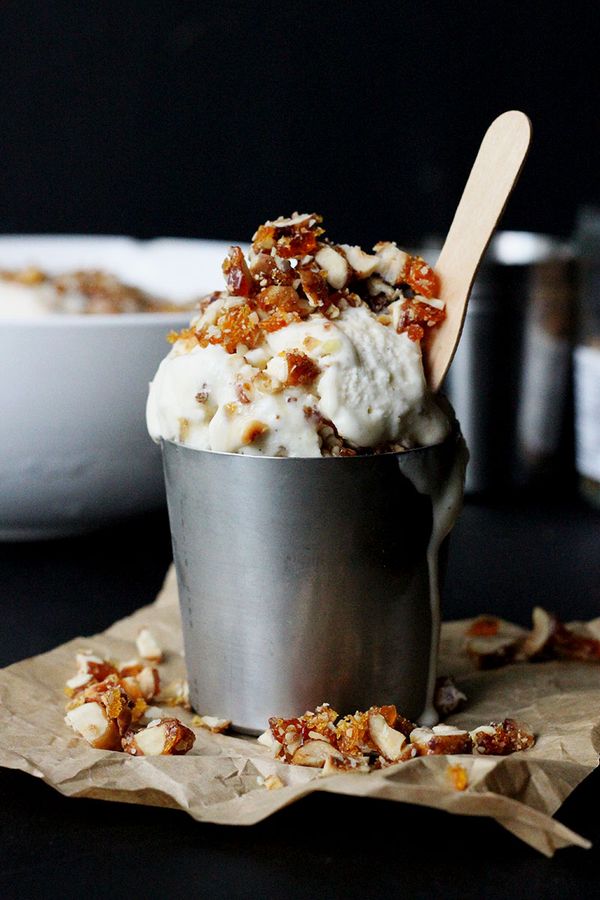 Hazelnut Praline Ice Cream