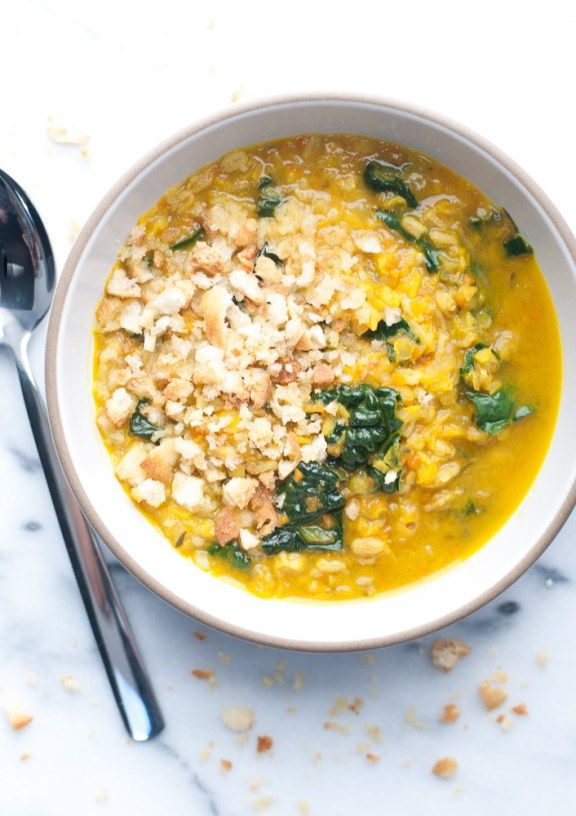 Healing Turmeric Lentil & Farro Soup