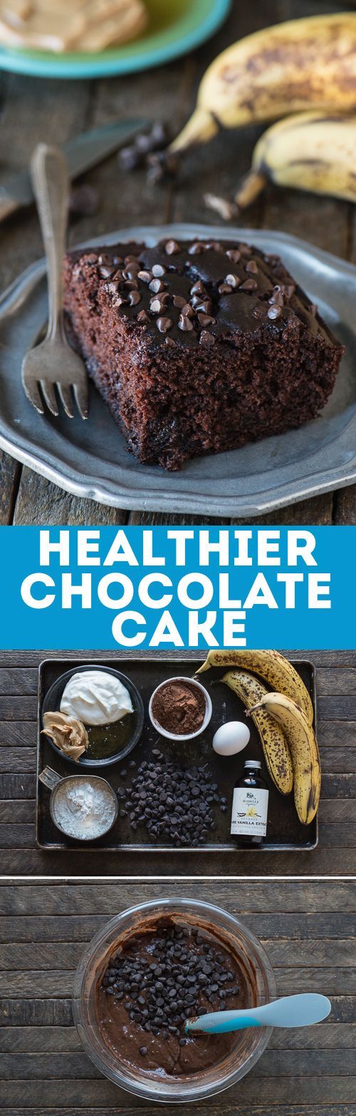 Healthier Chocolate Cake