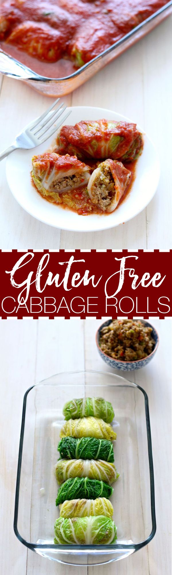 Healthier Napa Cabbage Rolls with Quinoa