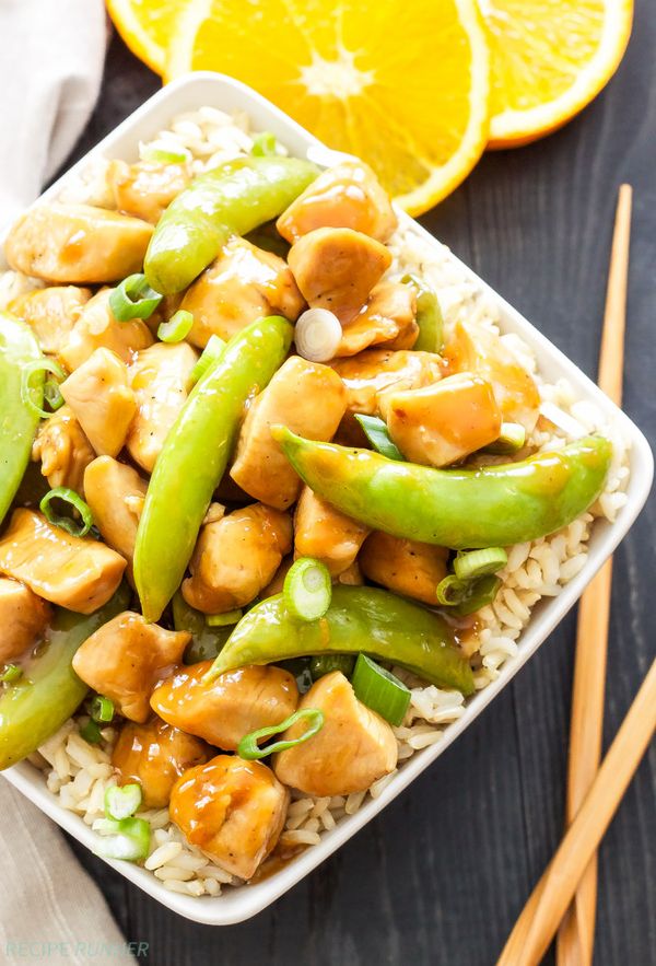 Healthier Orange Chicken