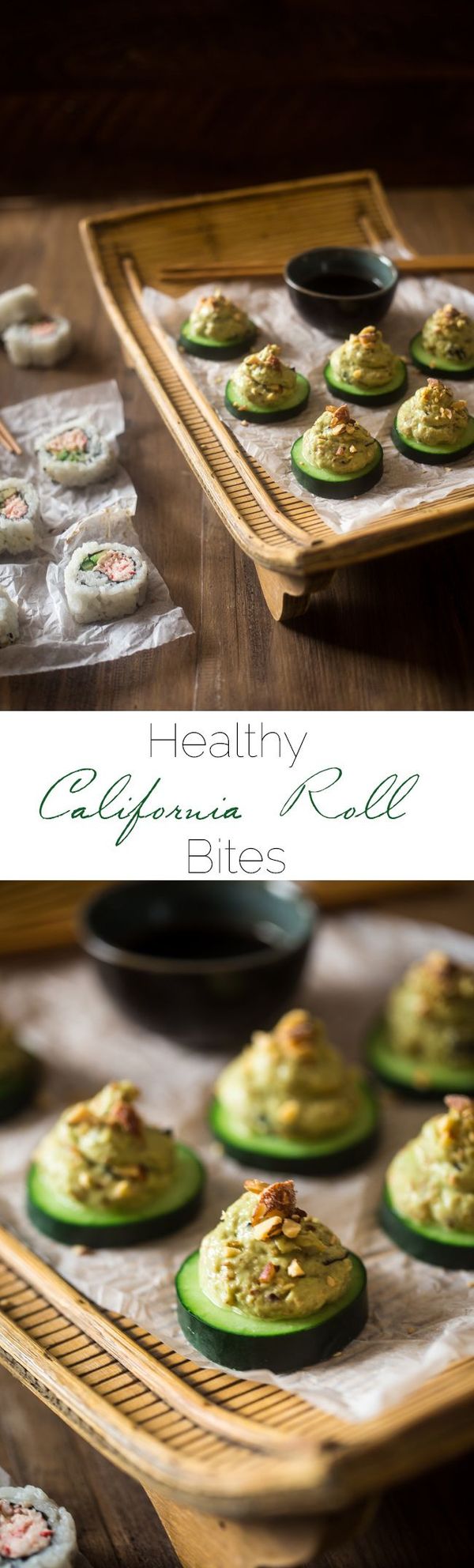 Healthy California Roll Sushi Bites (Low Carb