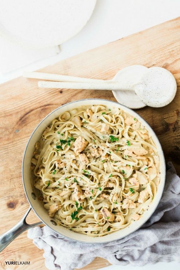 Healthy Chicken Alfredo