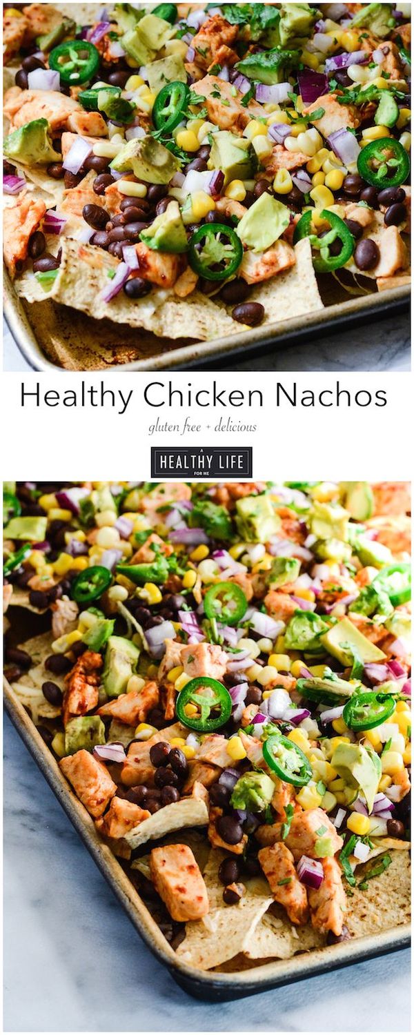 Healthy Chicken Nachos