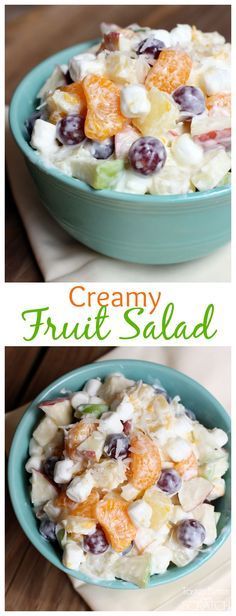 Healthy Creamy Fruit Salad