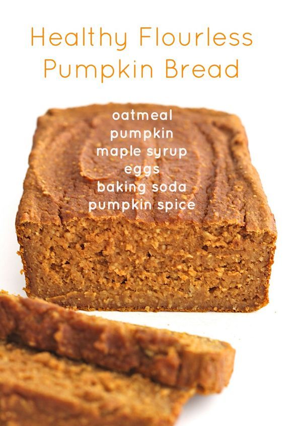 Healthy Flourless Pumpkin Bread