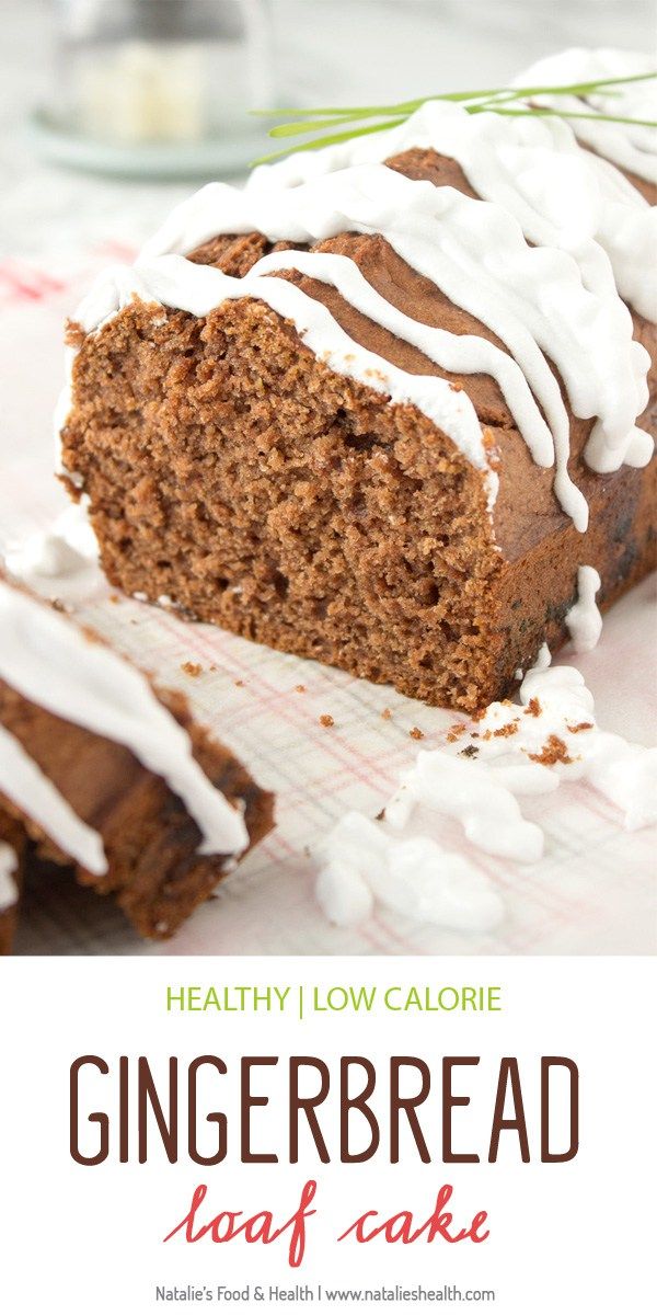 Healthy Gingerbread Loaf Cake