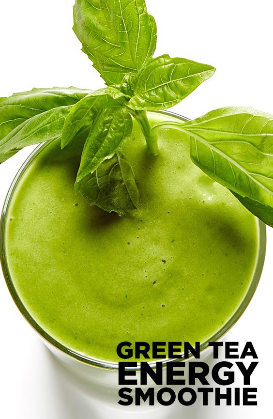 Healthy Green Tea Energy Smoothie