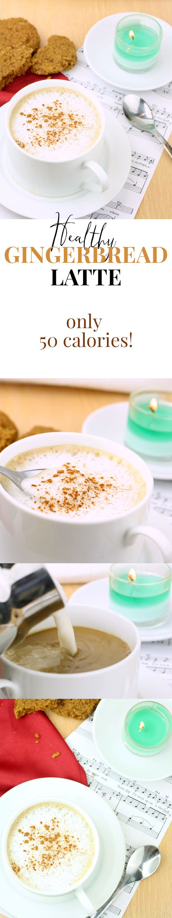 Healthy Homemade Gingerbread Latte