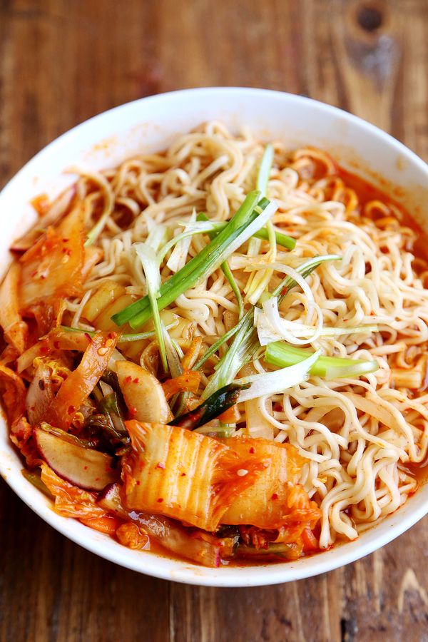 Healthy Homemade Kimchi Ramen