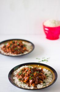 Healthy Indian Butter Chicken with Basmati Rice