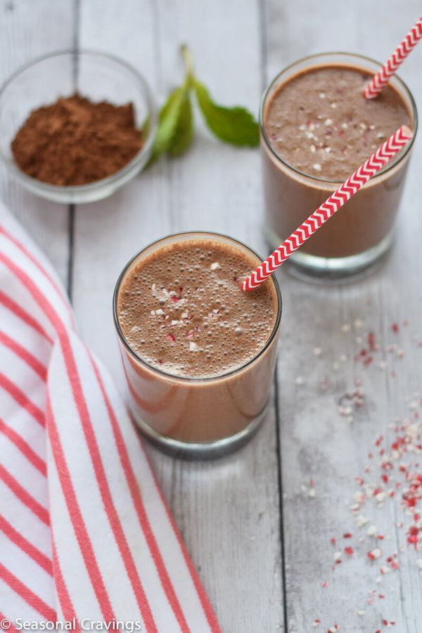 Healthy Mint Chocolate Smoothie