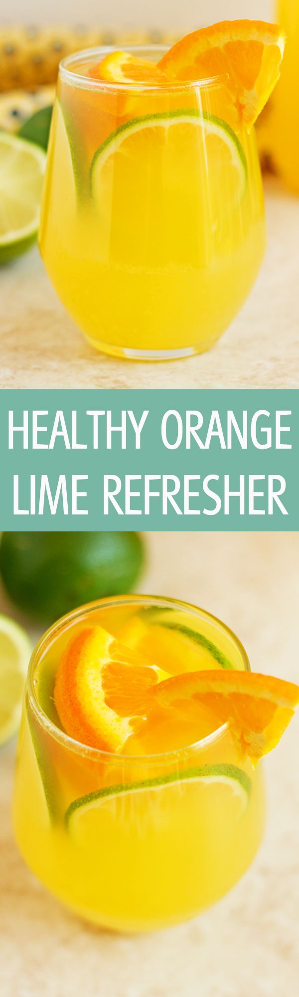 Healthy Orange Lime Refresher