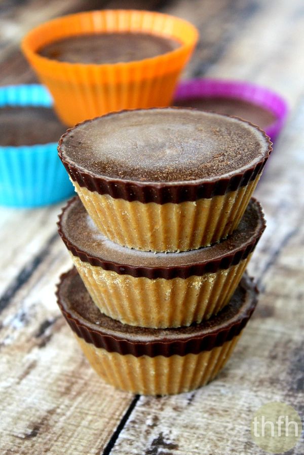 Healthy Peanut Butter Cups (Vegan, Gluten-Free, Dairy-Free, No Refined Sugar