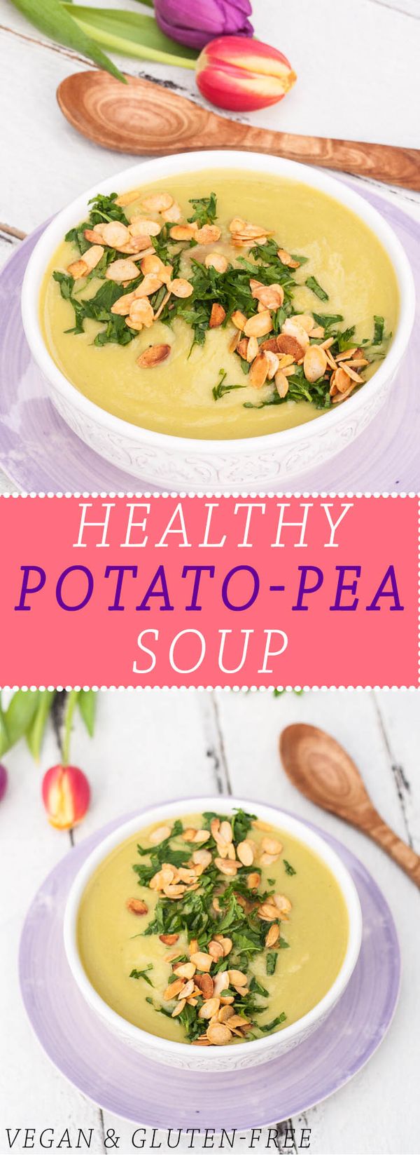 Healthy Potato Pea Soup