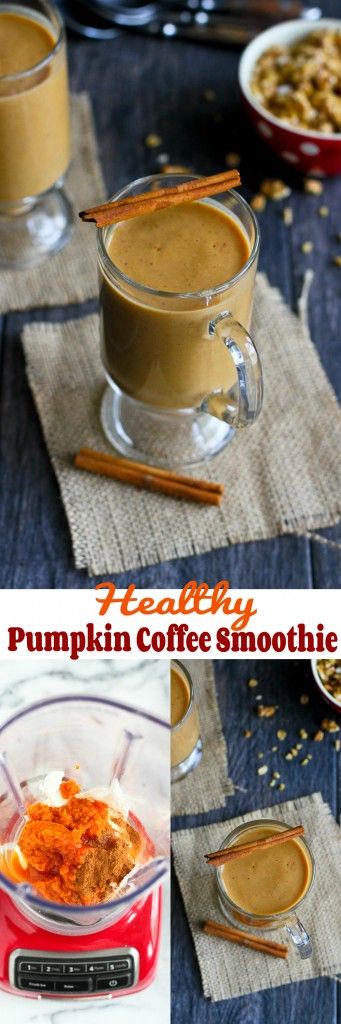 Healthy Pumpkin Coffee Smoothie