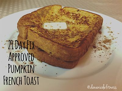 Healthy Pumpkin French Toast