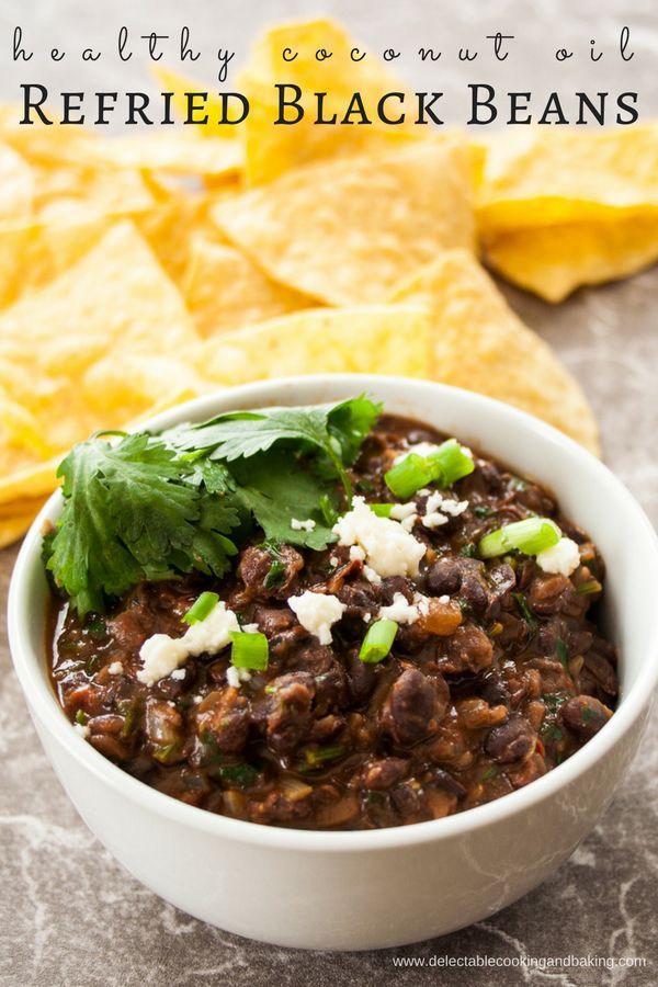 Healthy Refried Black Beans