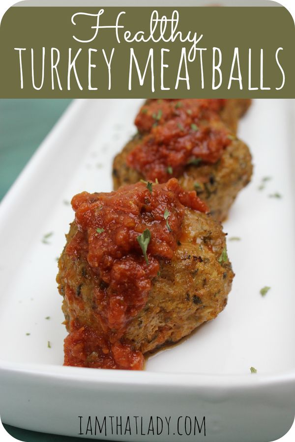 Healthy Turkey Meatballs