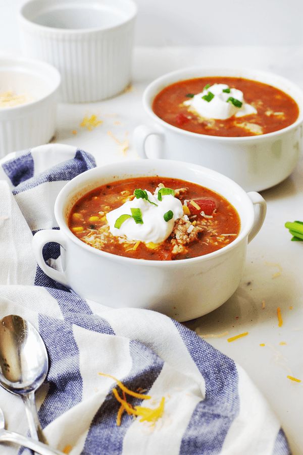 Hearty and Healthy Taco Soup