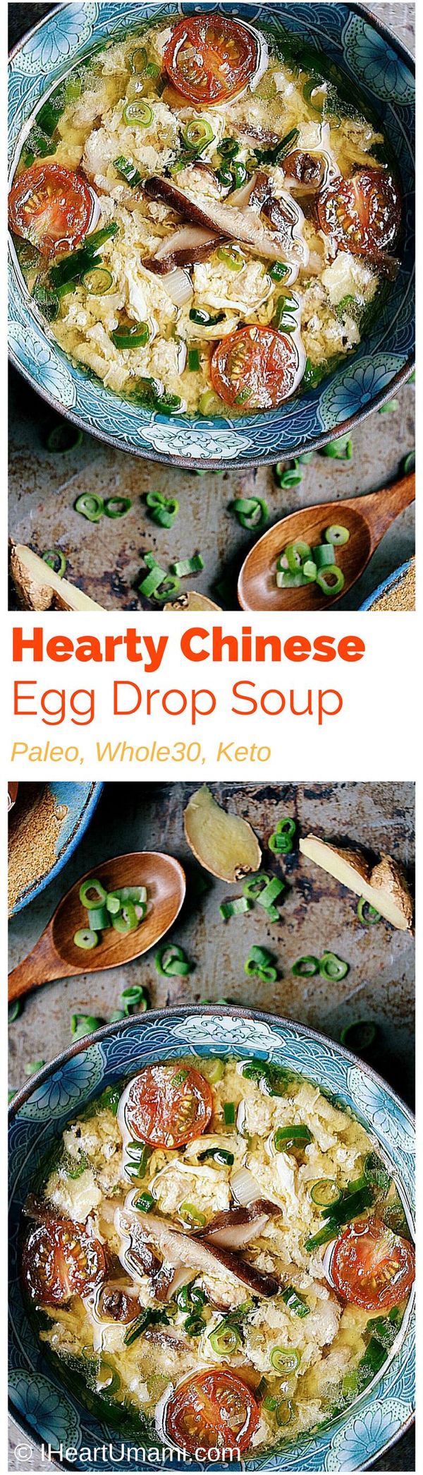 Hearty Chinese Egg Drop Soup (Paleo, Whole30