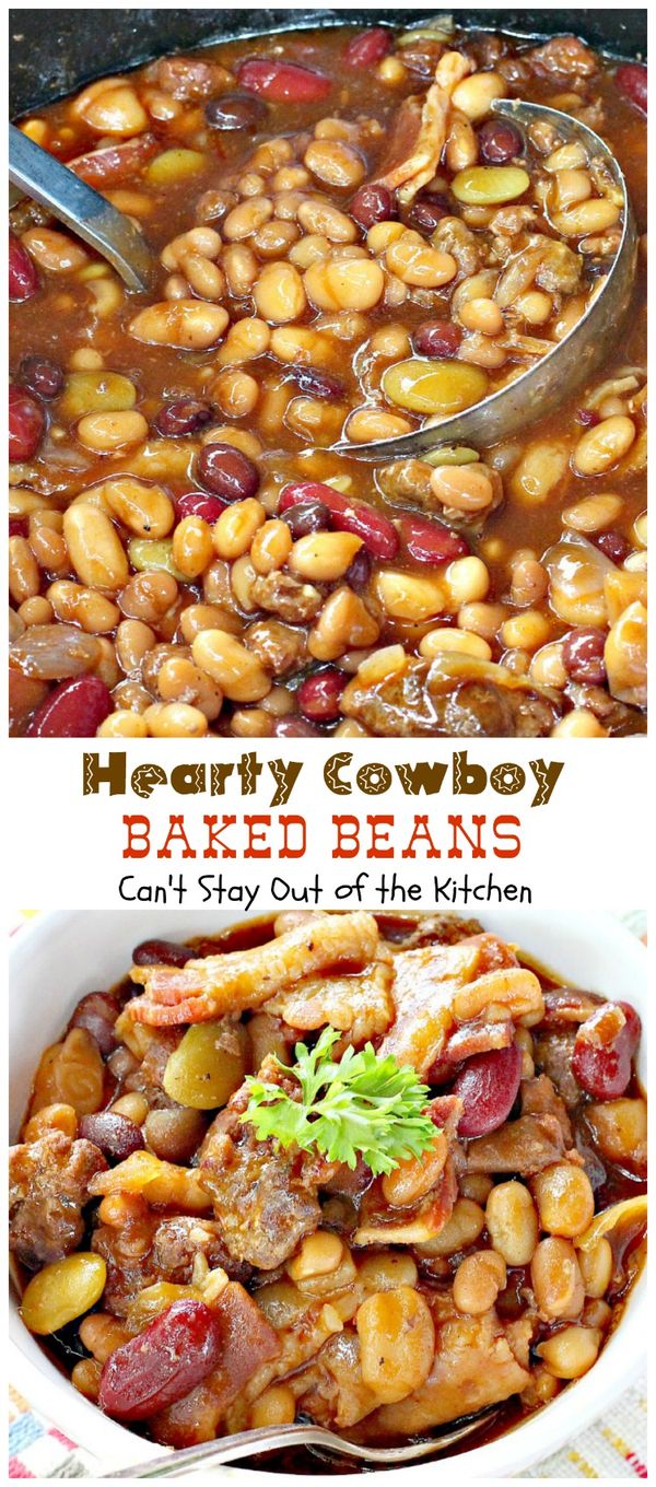 Hearty Cowboy Baked Beans