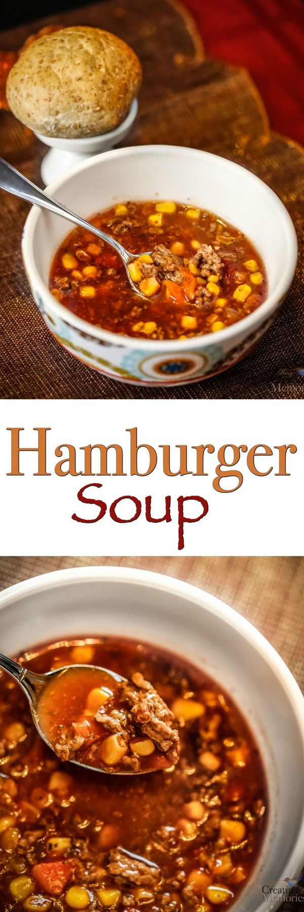 Hearty Hamburger Soup to warm your soul