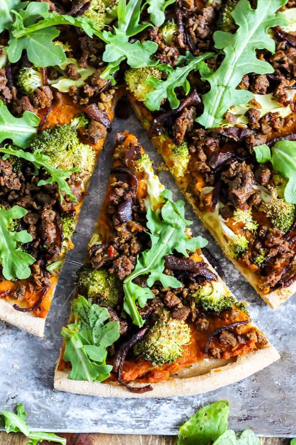 Hearty Vegan Butternut Squash Pizza