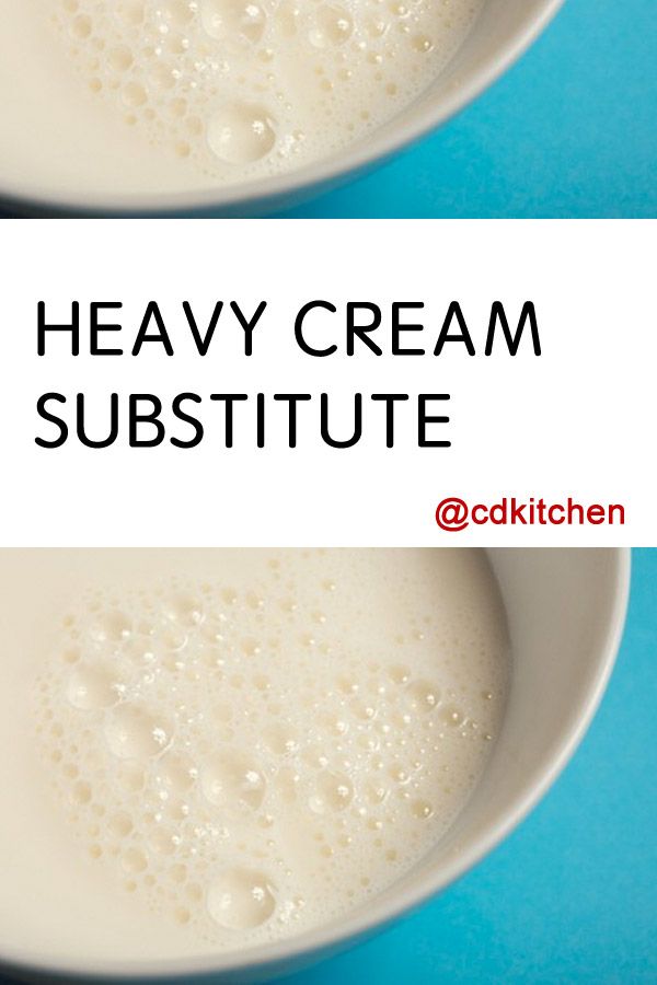 Heavy Cream Substitute