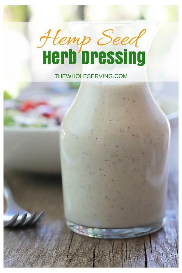 Hemp Seed Herb Dressing