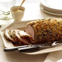 Herb-and-Garlic-Crusted Pork Roast