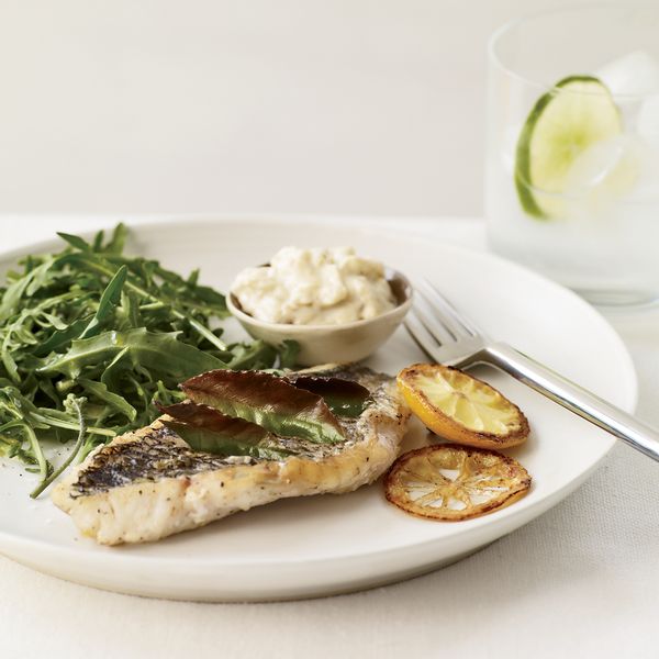 Herb-Broiled Fish with Lemon Aioli