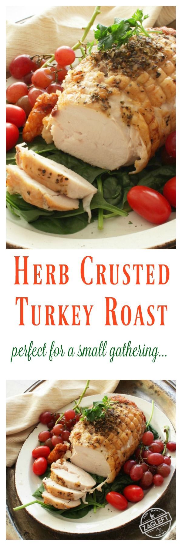 Herb Crusted Turkey Roast For One