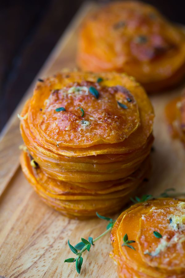 Herbed Sweet Potato Stacks