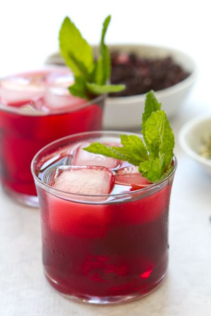 Hibiscus and Cardamon Cooler