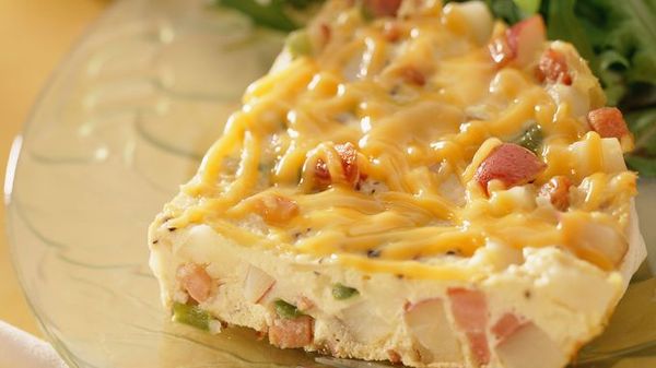 Hickory Ham and Potato Frittata