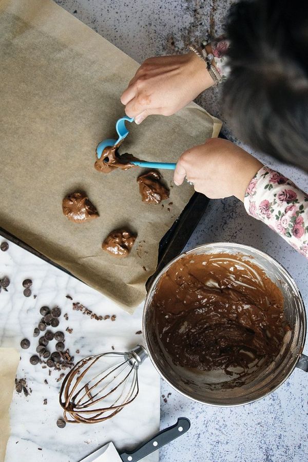 Holiday Cookie Tray: Brownie Cookies With Rum Sugar