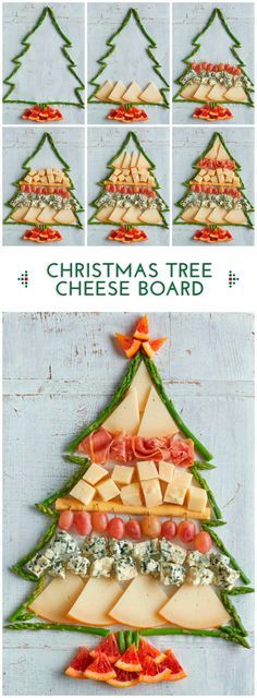 Holiday Tree Cheese Board