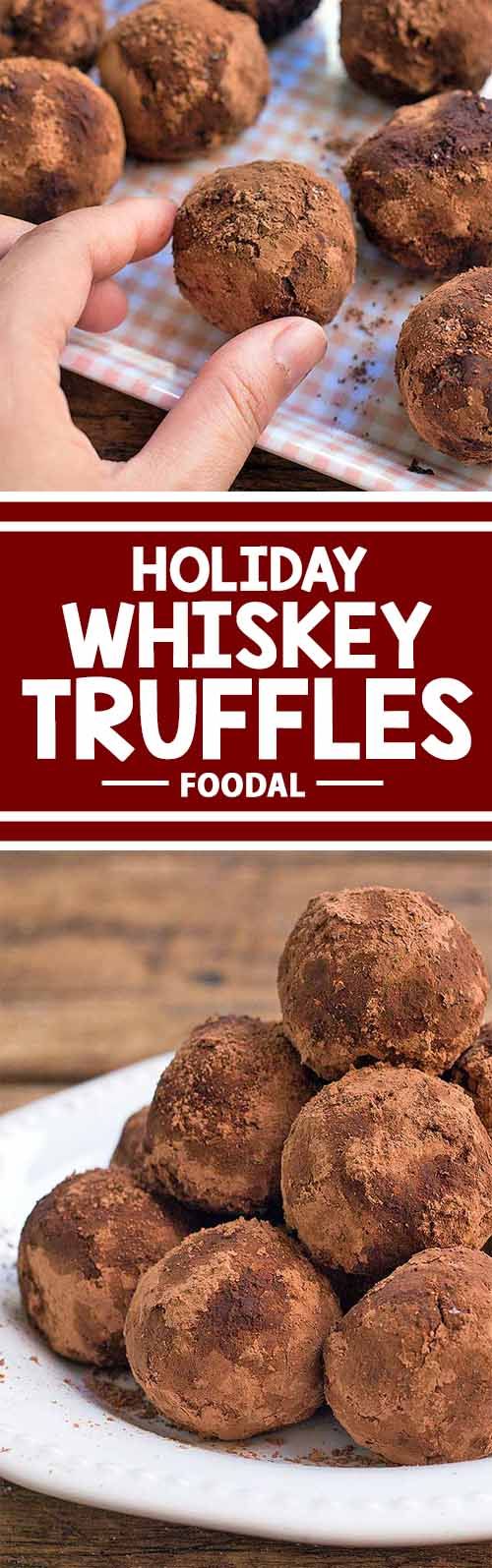 Holiday Whiskey Truffles