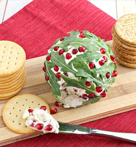 Holly Ball Cheese Ball