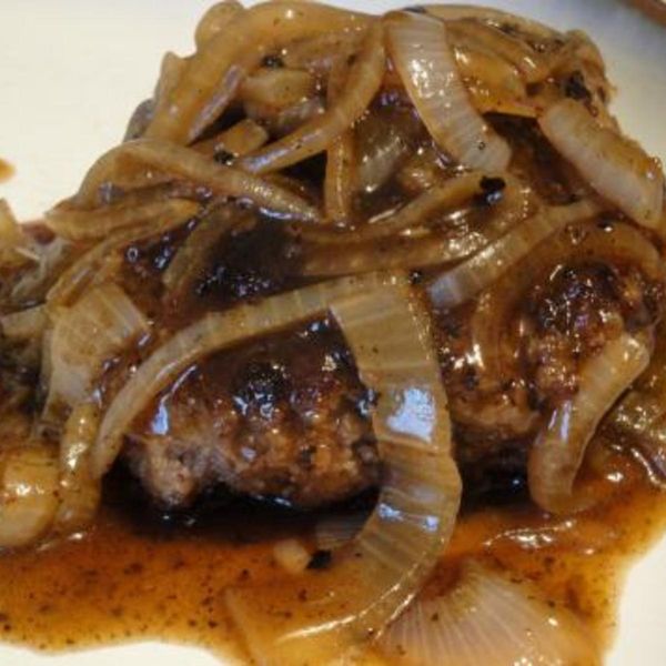 Home Style Salisbury Steak w/ Onion Gravy