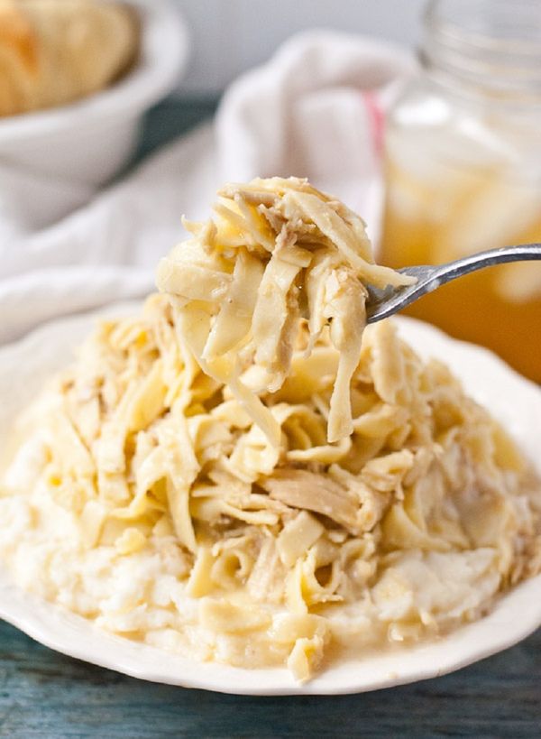 Homemade Amish Chicken and Noodles