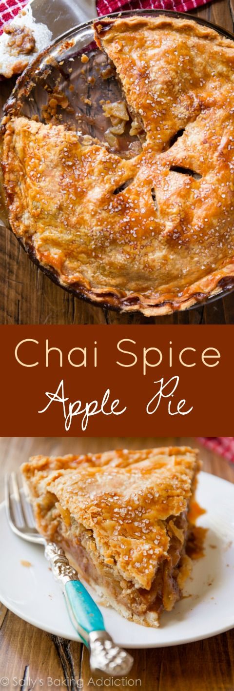 Homemade Apple Pie with Chai Spices