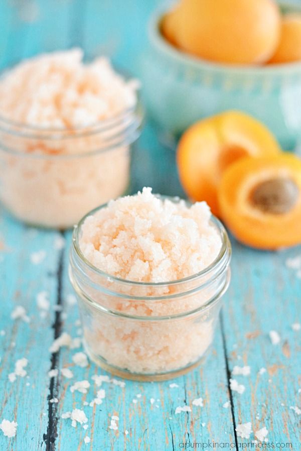 Homemade Apricot Sugar Scrub