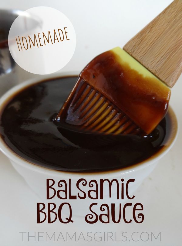 Homemade Balsamic BBQ Sauce