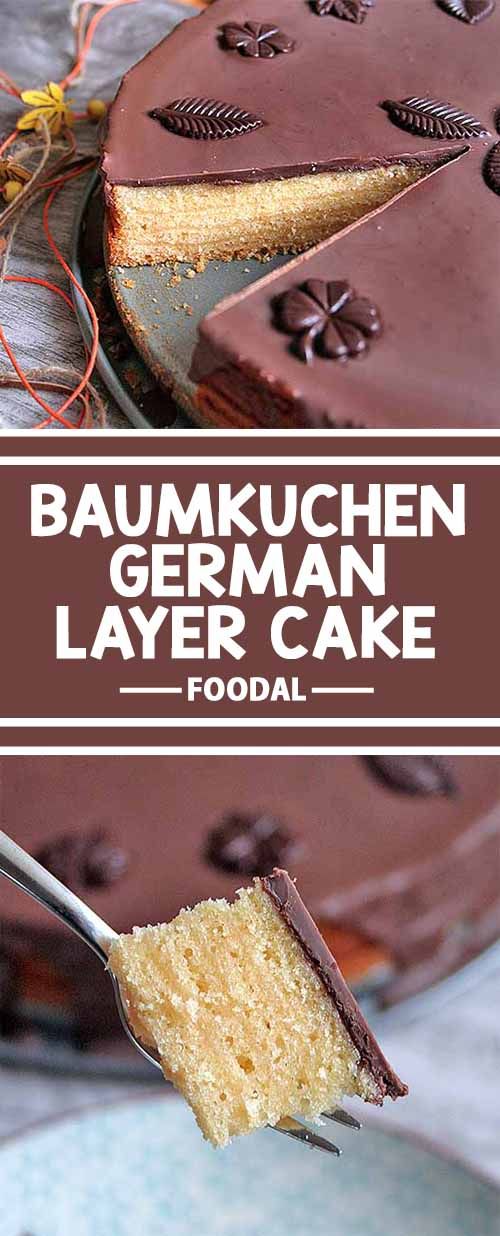 Homemade Baumkuchen Cake