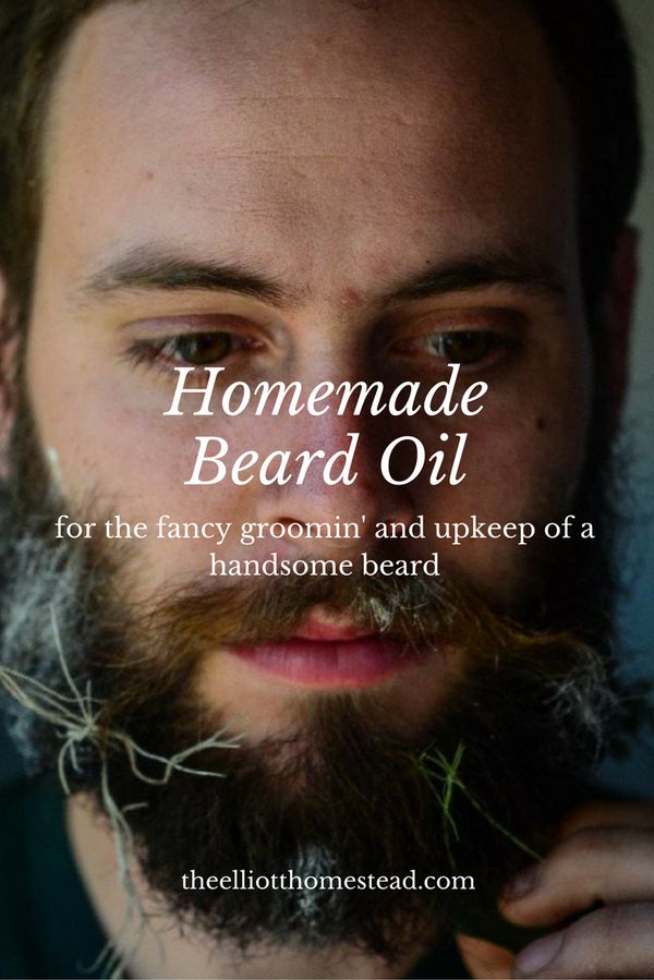 Homemade Beard Oil