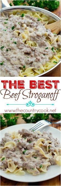 Homemade Beef Stroganoff