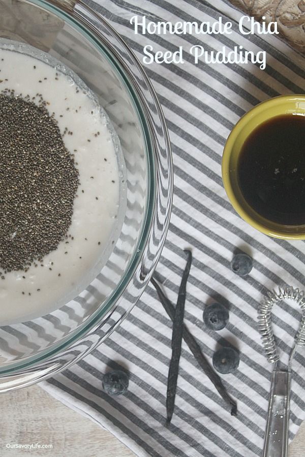 Homemade Chia See Pudding