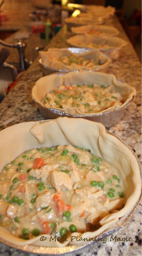 Homemade Chicken Pot Pie--Make Ahead and Freezable